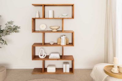 Regał Snake 180 cm drewno akacjowe - Invicta Interior