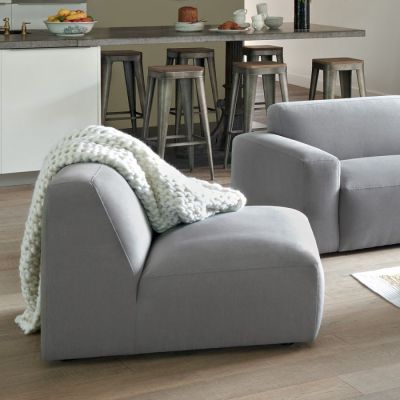 Sofa 1-osobowa Fotel Penthouse szara