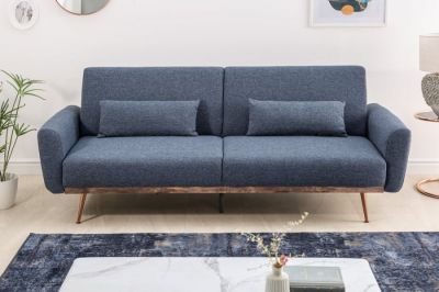 Sofa Bellezza 208cm niebieska - Invicta Interior