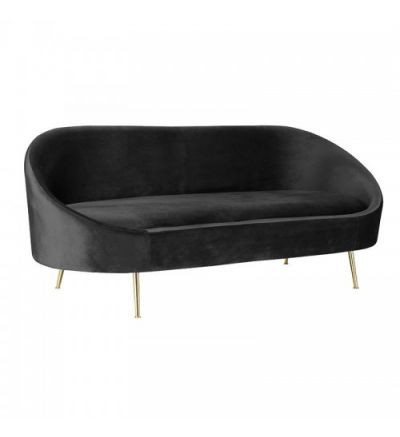 Sofa Mouth czarna - Inart