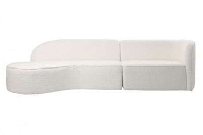 Sofa narożnik Boucle biała - Item International