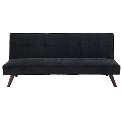 Sofa rozkładana Wersalka Mild aksamitna czarna