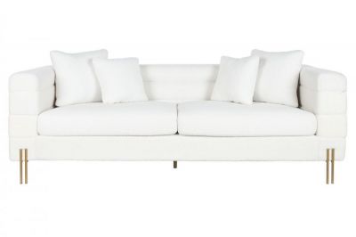 Sofa Teddy future boucle biała 205 cm 