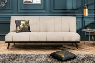 Sofa Wersalka Petit Beaute beżowa - Invicta Interior