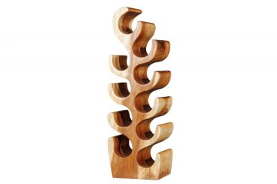Stojak na wino drewniany Arte 80 cm - Invicta Interior