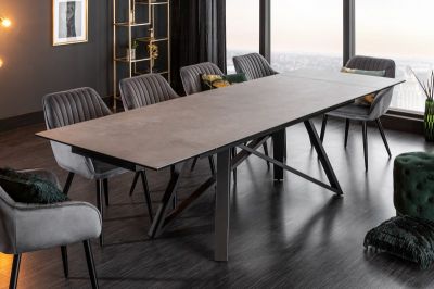  Stół Atlas rozkładany 180-220-260 cm ceramiczny beton - Invicta Interior