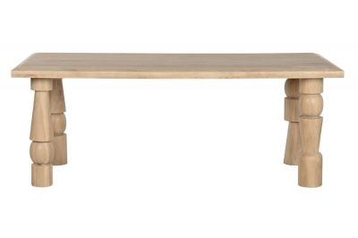 Stół drewniany Work of Art Japandi 200 cm  - Item International