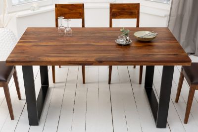 Stół Iron Craft 160 cm drewniany sheesham  - Invicta Interior