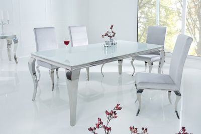 Stół Modern Barock 180 cm biały - Invicta Interior