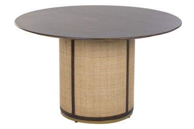 Stół okrągły Capri drewno mango rattan - Item International