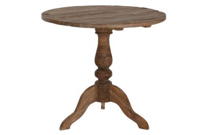 Stół Teca okrągły z drewna tekowego 80 cm - Item International