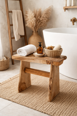 Stołek stolik drewniany Woodland