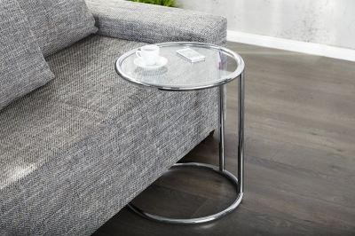 Stolik Art Deco original 55 cm chrom  - Invicta Interior