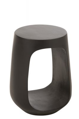 Stolik boczny Valencia czarny japandi