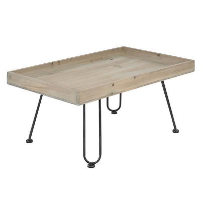 Stolik Ława Wooden Tray Table natural  - Inart