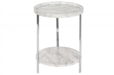Stolik pomocniczy Marmur z 2 blatami - Item International