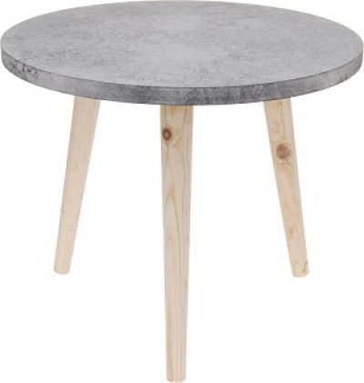 Stolik Pomocnik Side Table cement  - Koopman