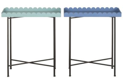 Stolik Scallop niebieski 