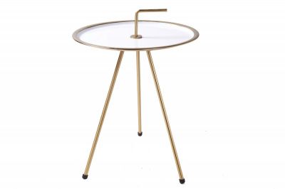 Stolik SimplyClever 36 cm złoto - Invicta Interior