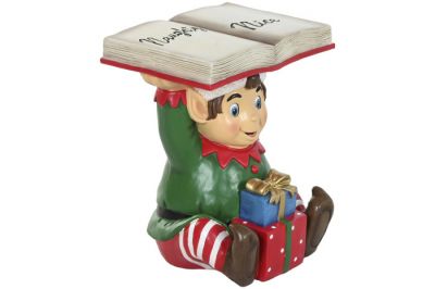 Stolik świąteczny Elf z Księgą prezentów