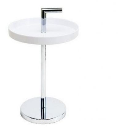 Stolik Table round biały Leitmotiv LM511 