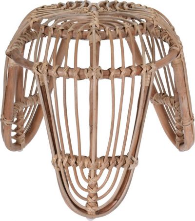 Stolik taboret Boho rattanowy - Koopman