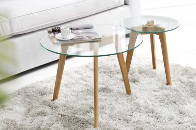 Stoliki Scandinavia Oak zestaw 2 sztuki 