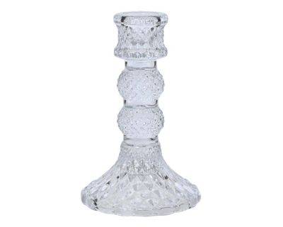 Świecznik szklany Elegant - Kaemingk