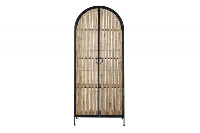 Szafa rattanowa boho czarna - Item International