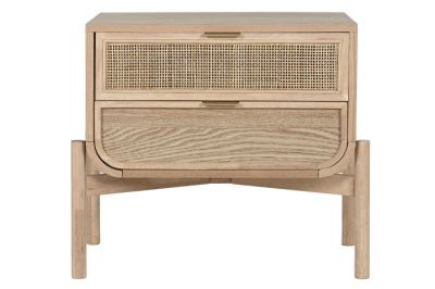 Szafka nocna komoda rattanowa round - Item International