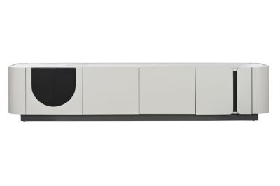 Szafka Retro Lounge RTV z marmurowym blatem - Item International