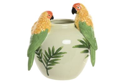 Wazon ceramiczny donica Papugi 