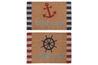  Wycieraczka kokosowa Navy Welcome 60x40 cm