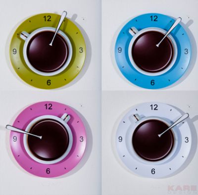 Zegar ścienny Coffee Cup  - Kare Design
