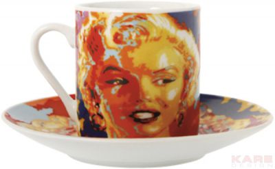 Zestaw espresso Marilyn Face  - Kare Design