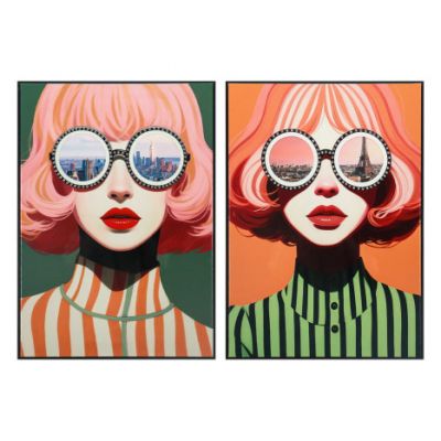 Zestaw obrazów Metro Chic Duo