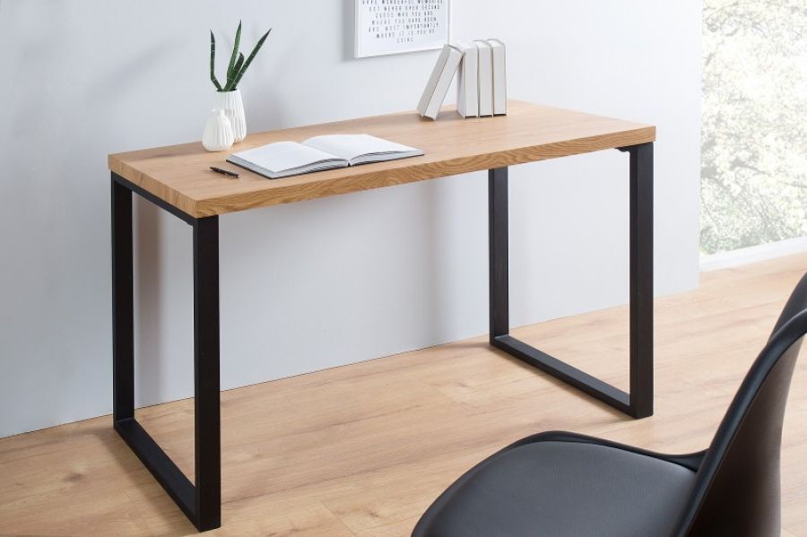 Biurko Black Desk kolor dębu 60 cm - Invicta Interior