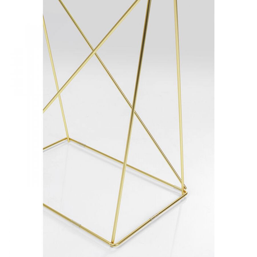 Biurko Polar szklane złote - Kare Design
