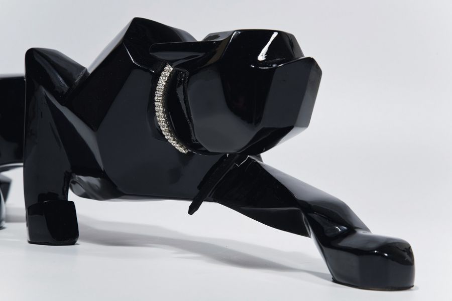Deco Figura Panther czarna 90  - Kare Design