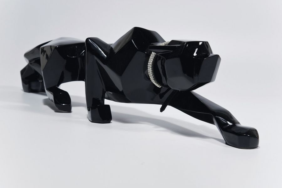 Deco Figura Panther czarna 90  - Kare Design