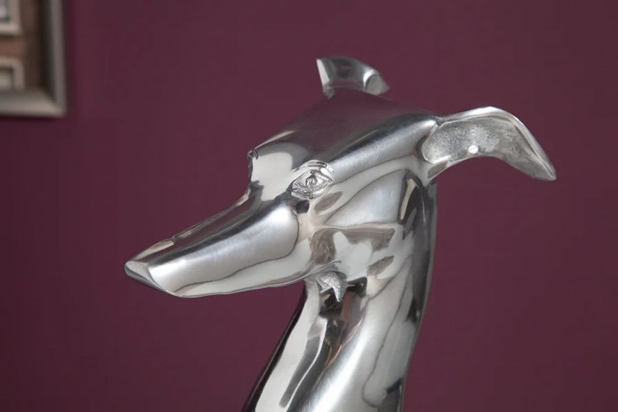 Deco Figurine alu Grayhound  - Invicta Interior