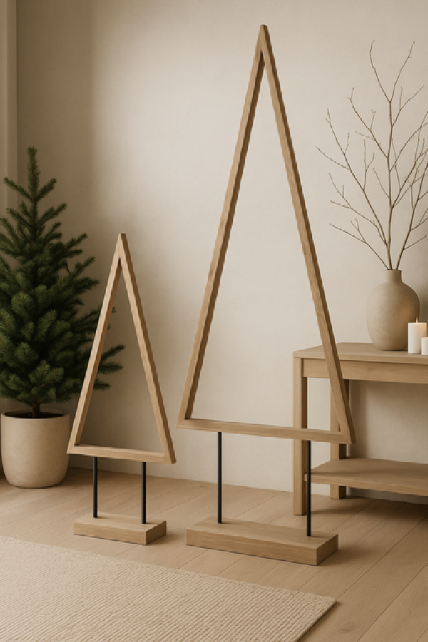 Dekoracja Choinka drewniana 140 cm