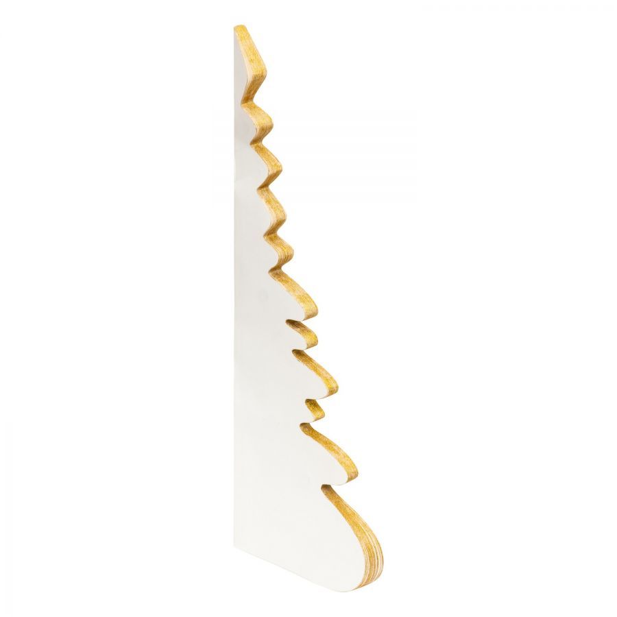Dekoracja Choinka papierowa składana 90 cm white creme