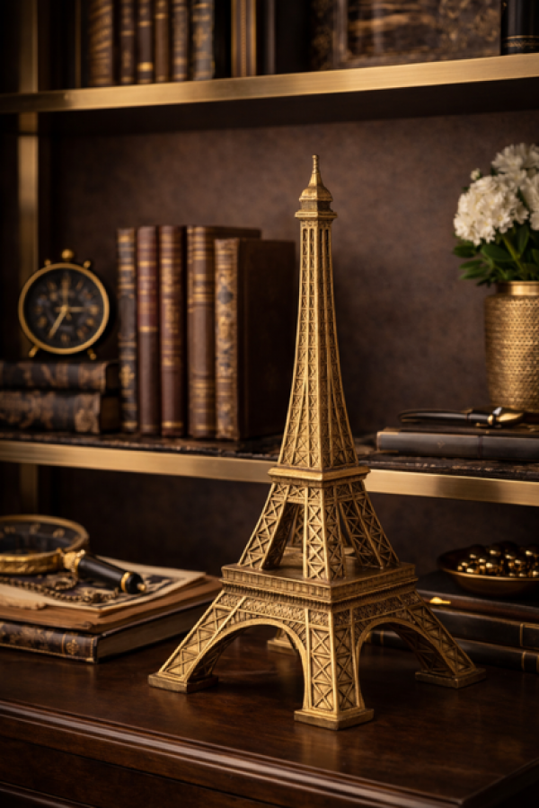 Dekoracja Eiffel Tower złota