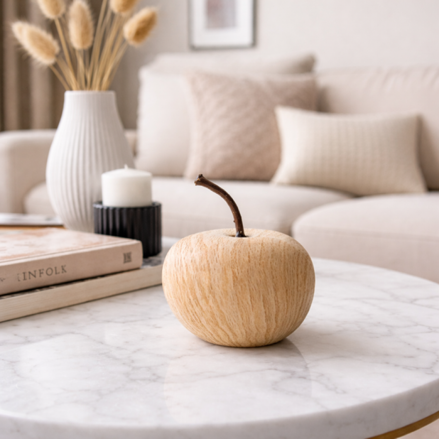 Dekoracja Jabłko duże stylowa  - Inart