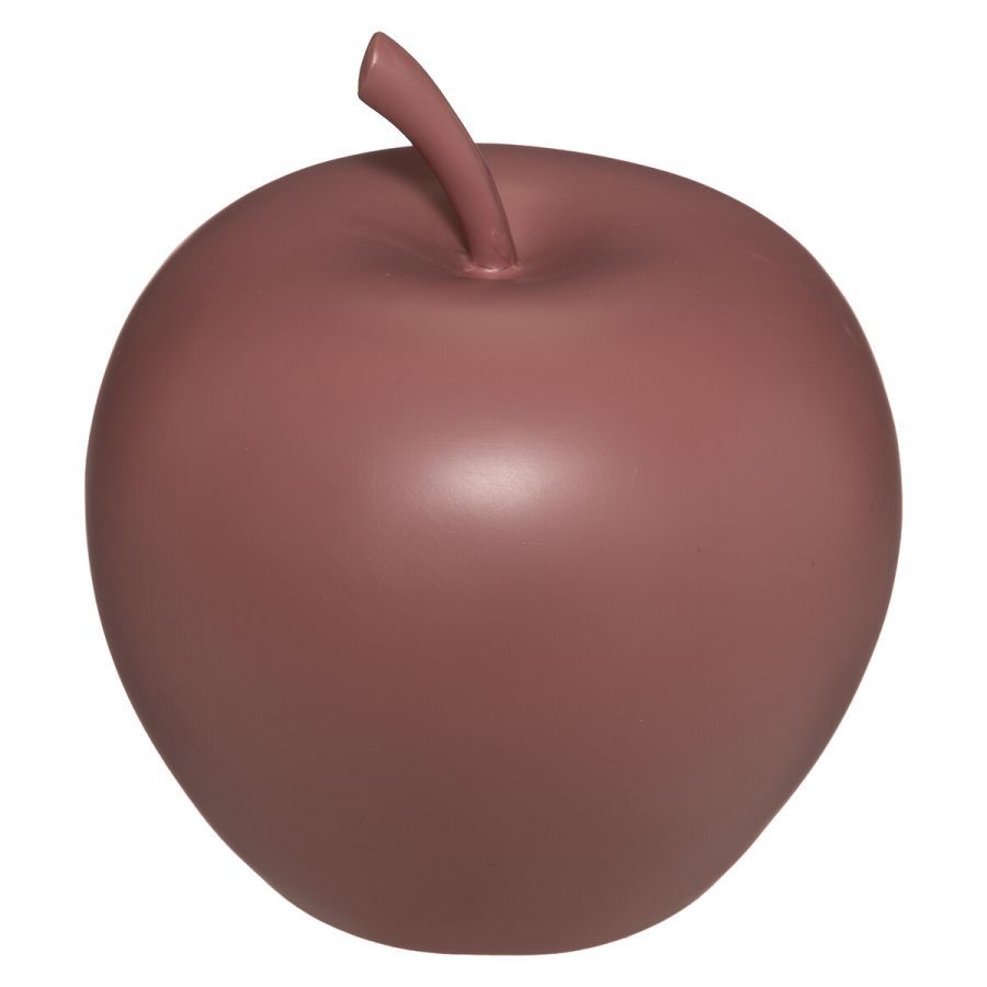 Dekoracja Jabłko matowe czerwone