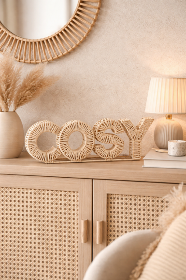 Dekoracja napis Cosy - Atmosphera