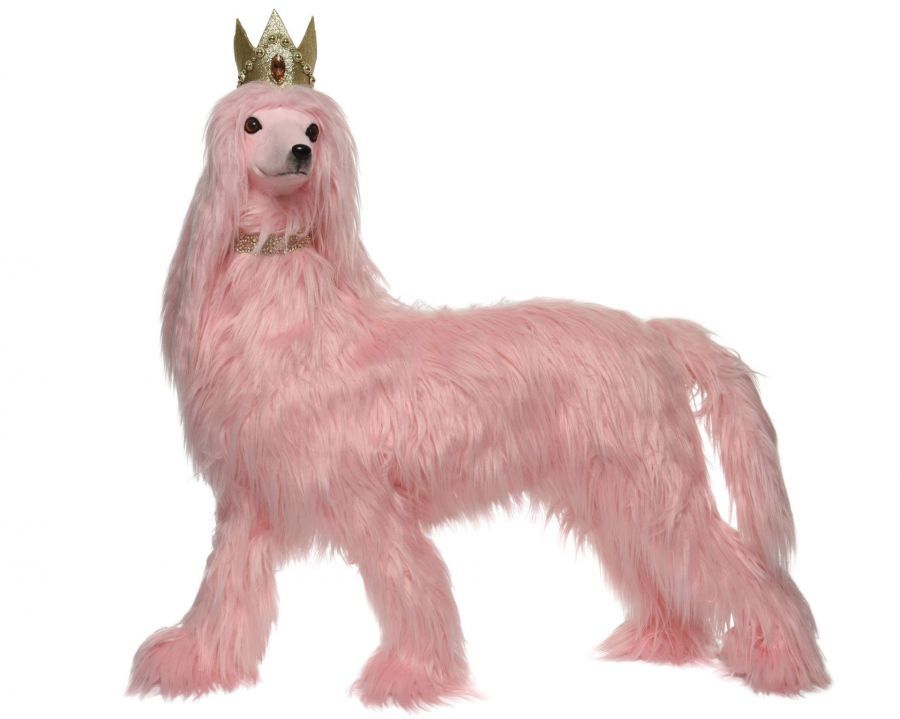 Dekoracja Pies Princess różowy 