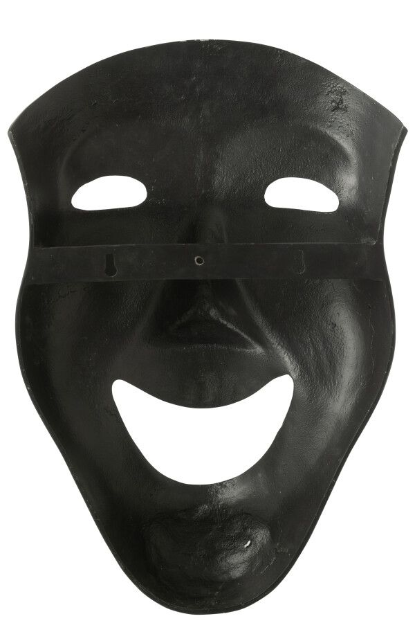 Dekoracja ścienna designerska Maska czarna