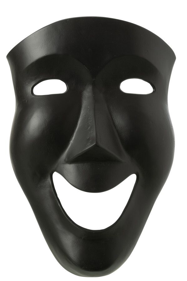 Dekoracja ścienna designerska Maska czarna